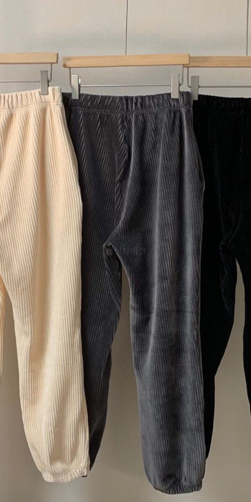 FORME - Korean Children Fashion - #Kfashion4kids - Veloure Jogger Pants - 4