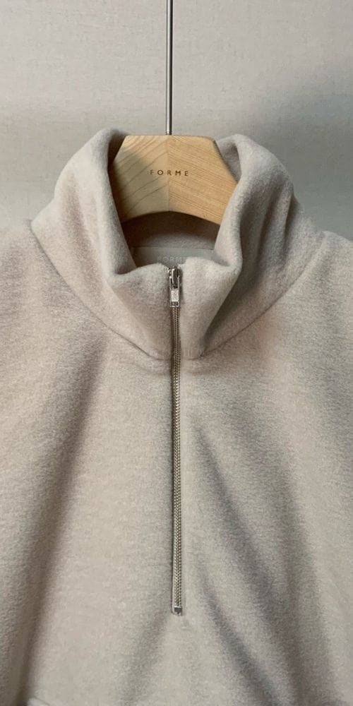 FORME - Korean Children Fashion - #Kfashion4kids - Creamy Half Zip-up
