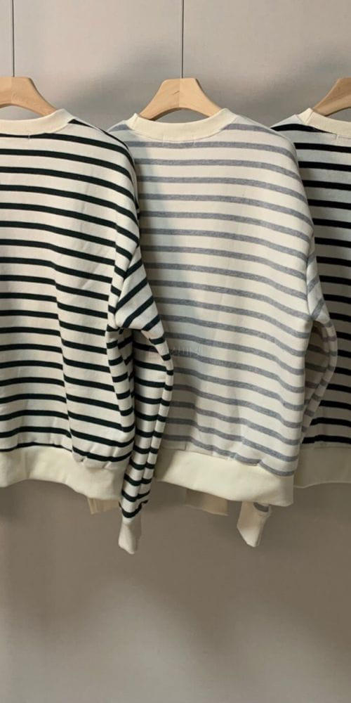 FORME - Korean Children Fashion - #Kfashion4kids - Stripes Sweatshirt - 4