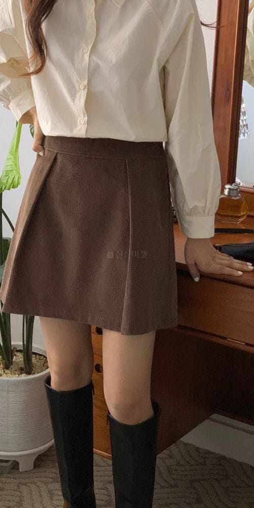 FORME - Korean Children Fashion - #Kfashion4kids - Rib Mini Skirt