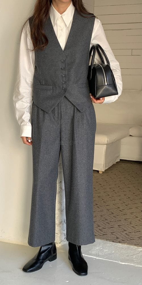 FORME - Korean Children Fashion - #Kfashion4kids - Melton Pants