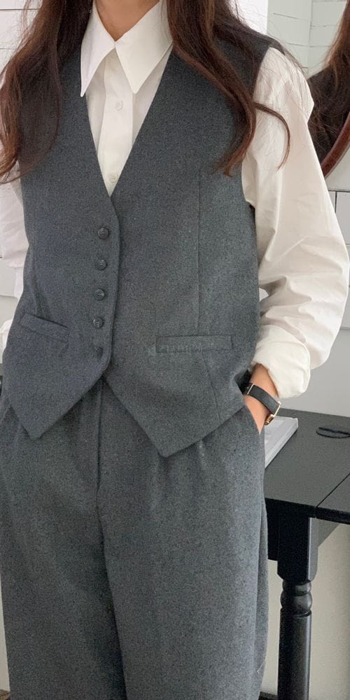 FORME - Korean Children Fashion - #Kfashion4kids - Melton Vest