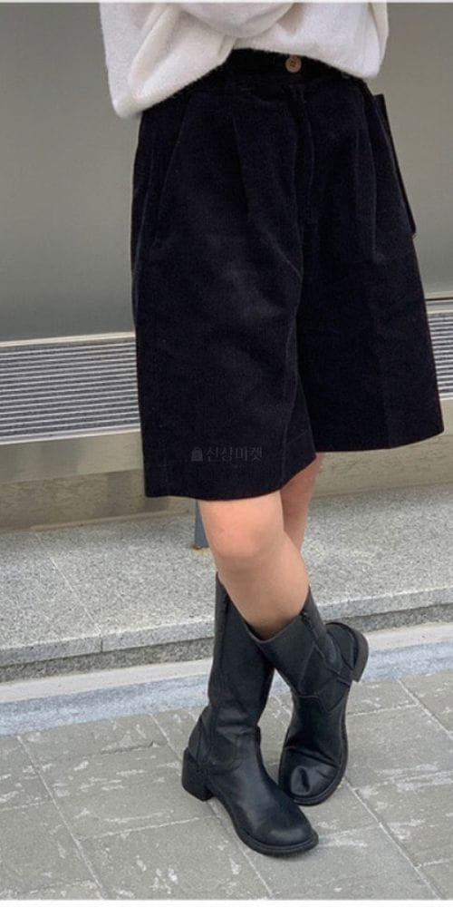 FORME - Korean Children Fashion - #Kfashion4kids - Rib Short Pants - 2