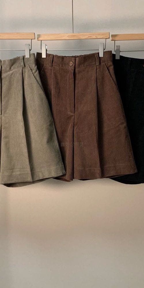 FORME - Korean Children Fashion - #Kfashion4kids - Rib Short Pants - 3
