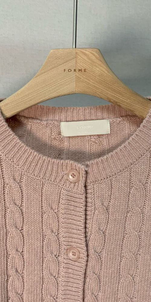 FORME - Korean Children Fashion - #Kfashion4kids - Twist Cardigan