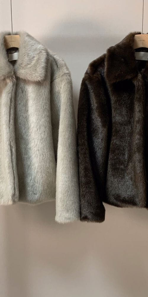 FORME - Korean Children Fashion - #Kfashion4kids - Mink Jacket - 3