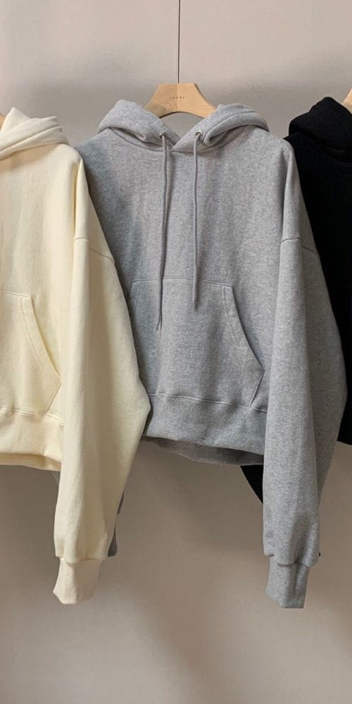 FORME - Korean Children Fashion - #Kfashion4kids - Fleece Crop Hoody - 3