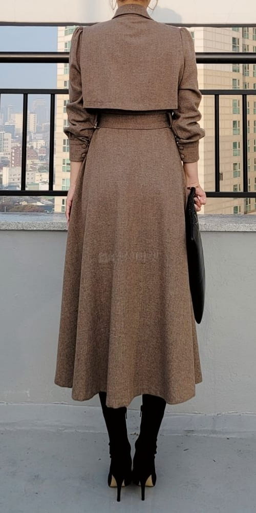 GRATIA - Korean Children Fashion - #Kfashion4kids - With Coat Long One-piece - 4