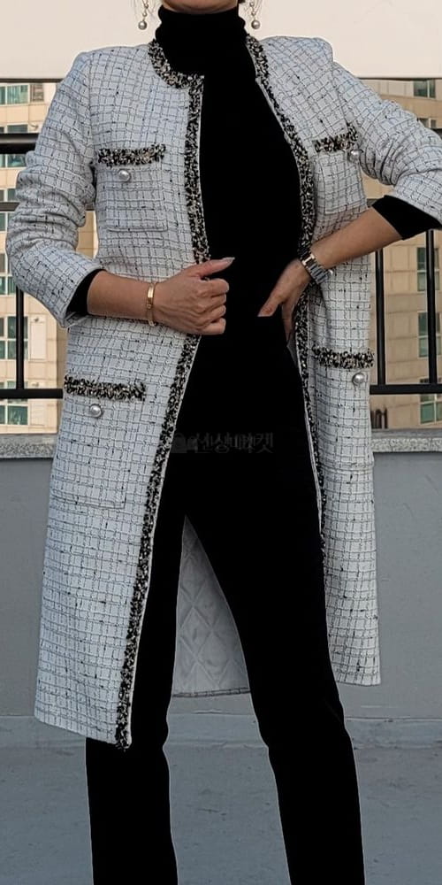 GRATIA - Korean Children Fashion - #Kfashion4kids - Cane Long Coat - 3