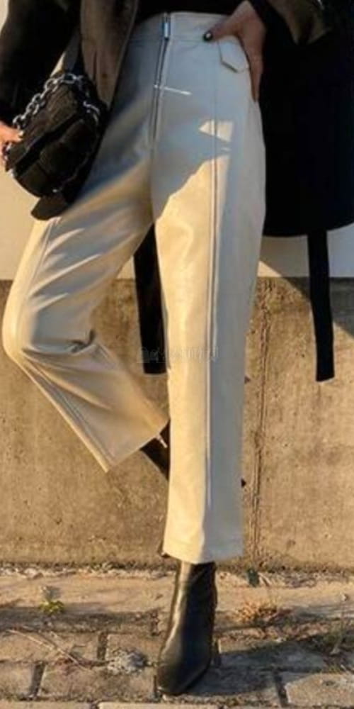 GRATIA - Korean Children Fashion - #Kfashion4kids - Bit Leather Pants - 3
