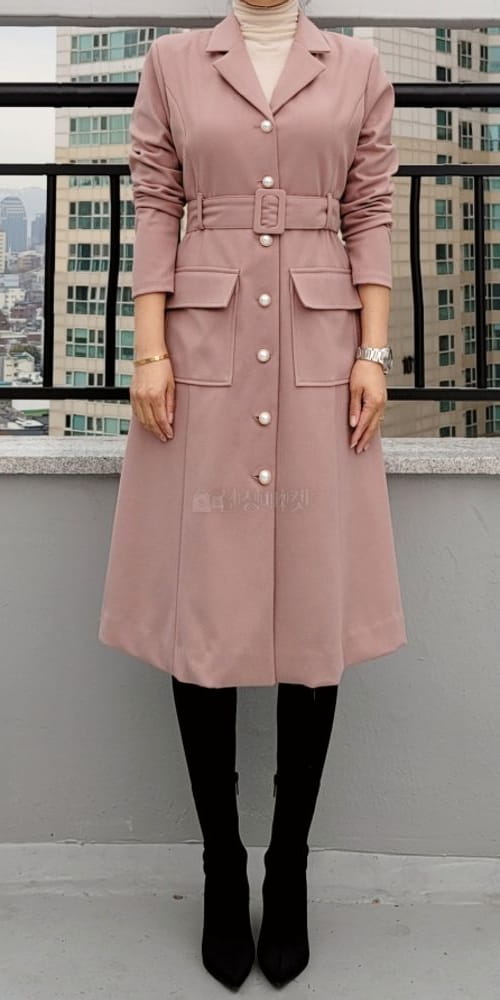 GRATIA - Korean Children Fashion - #Kfashion4kids - Berry Coat One-piece - 3