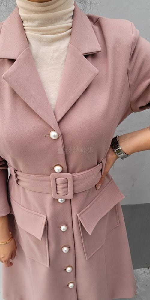 GRATIA - Korean Children Fashion - #Kfashion4kids - Berry Coat One-piece - 4