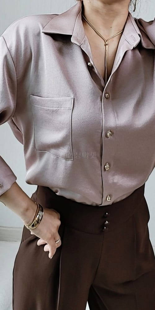 GRATIA - Korean Children Fashion - #Kfashion4kids - Silky Blouse - 4