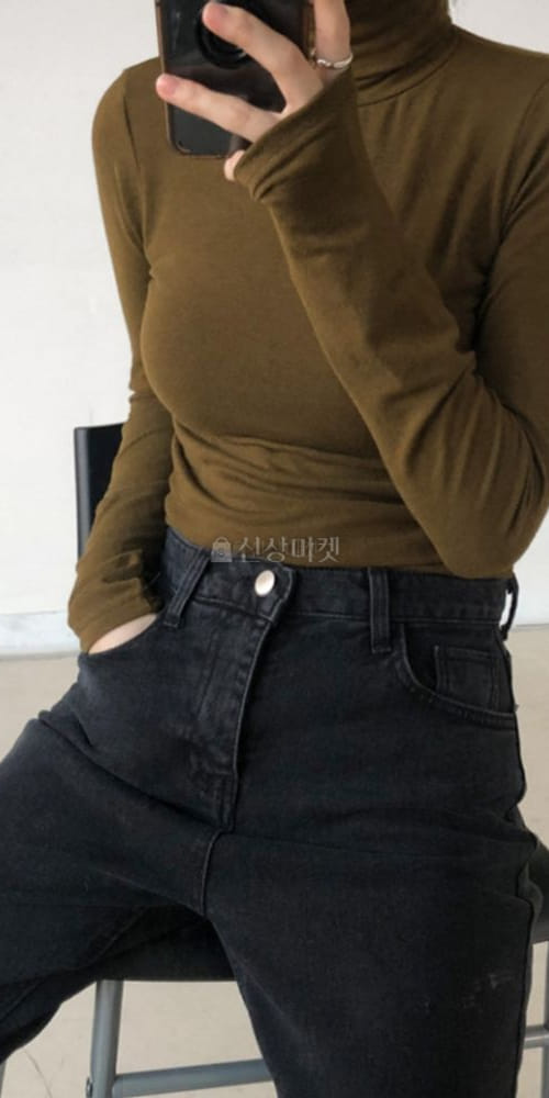 GREYMAIN - Korean Children Fashion - #Kfashion4kids - Line Up Turtleneck Tee - 5