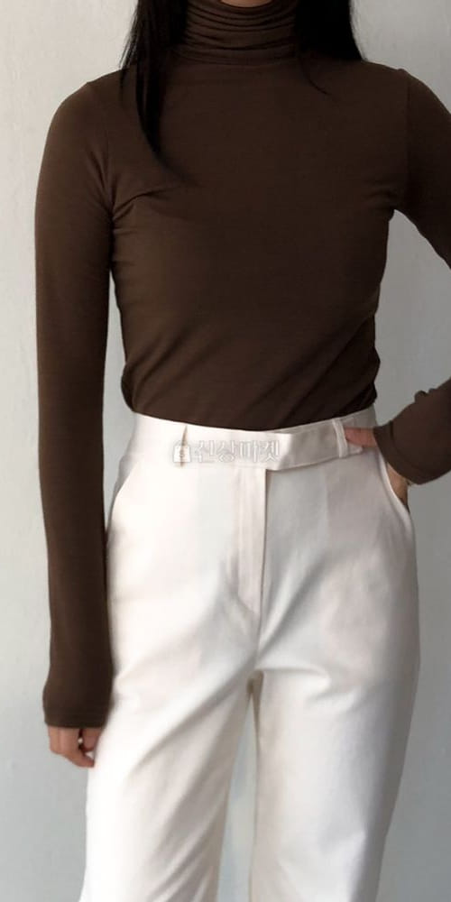 GREYMAIN - Korean Children Fashion - #Kfashion4kids - Line Up Turtleneck Tee - 9