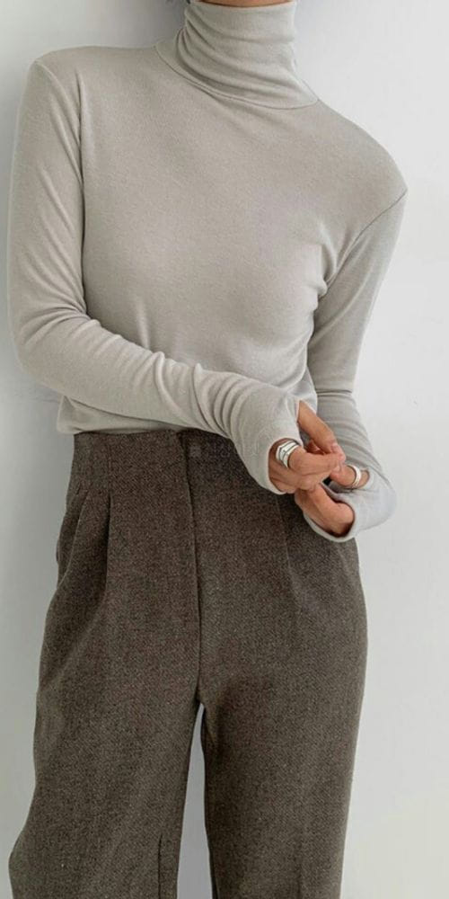 GROVE - Korean Children Fashion - #Kfashion4kids - Warmer Turtleneck Tee