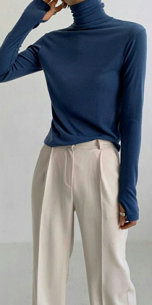 GROVE - Korean Children Fashion - #Kfashion4kids - Warmer Turtleneck Tee - 3