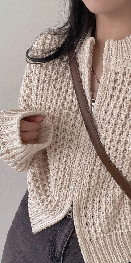 GROVE - Korean Children Fashion - #Kfashion4kids - Waffle Cardigan