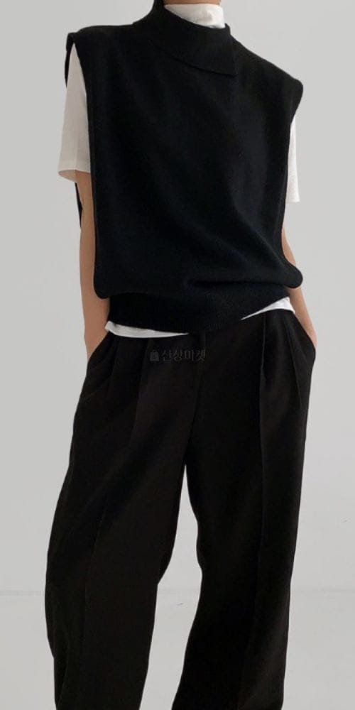 GROVE - Korean Children Fashion - #Kfashion4kids - Turtleneck Vest - 4