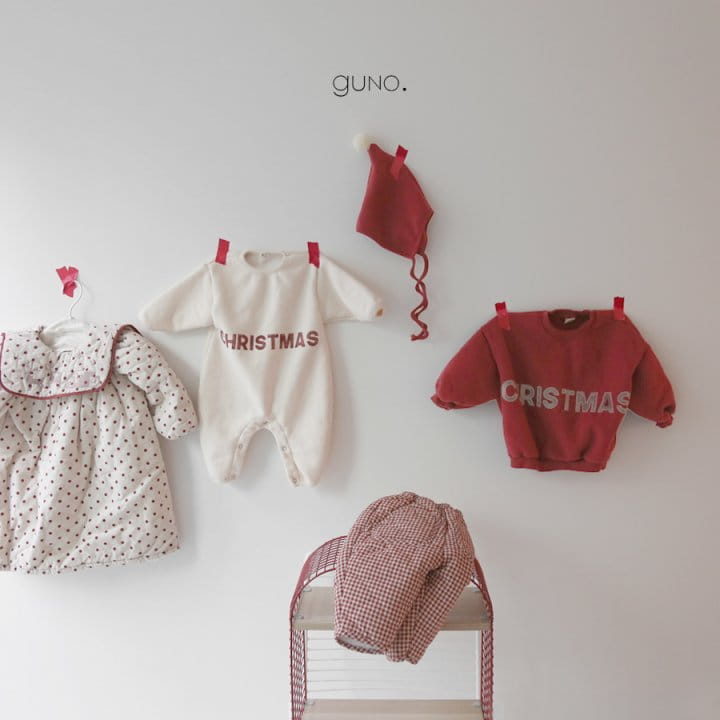 GUNO - Korean Children Fashion - #Kfashion4kids - Bebe Christmas Bodysuit - 4