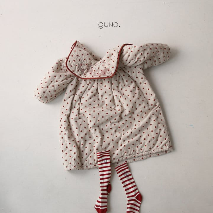 GUNO - Korean Children Fashion - #Kfashion4kids - Christmas Padding One-piece - 2