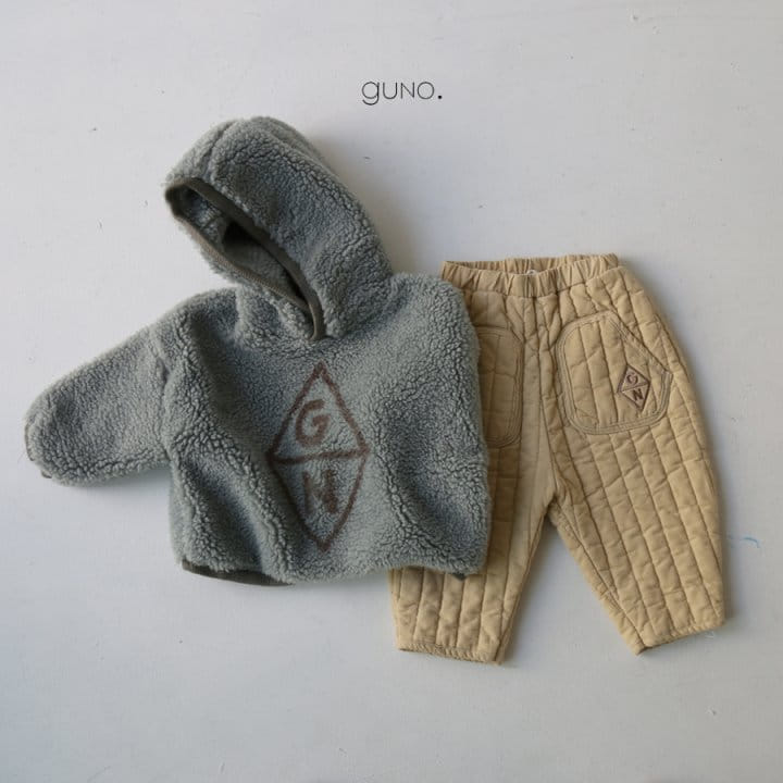 GUNO - Korean Children Fashion - #Kfashion4kids - Big Logo Hoody