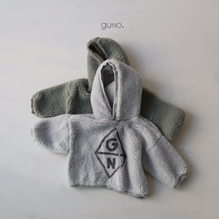 GUNO - Korean Children Fashion - #Kfashion4kids - Big Logo Hoody - 7