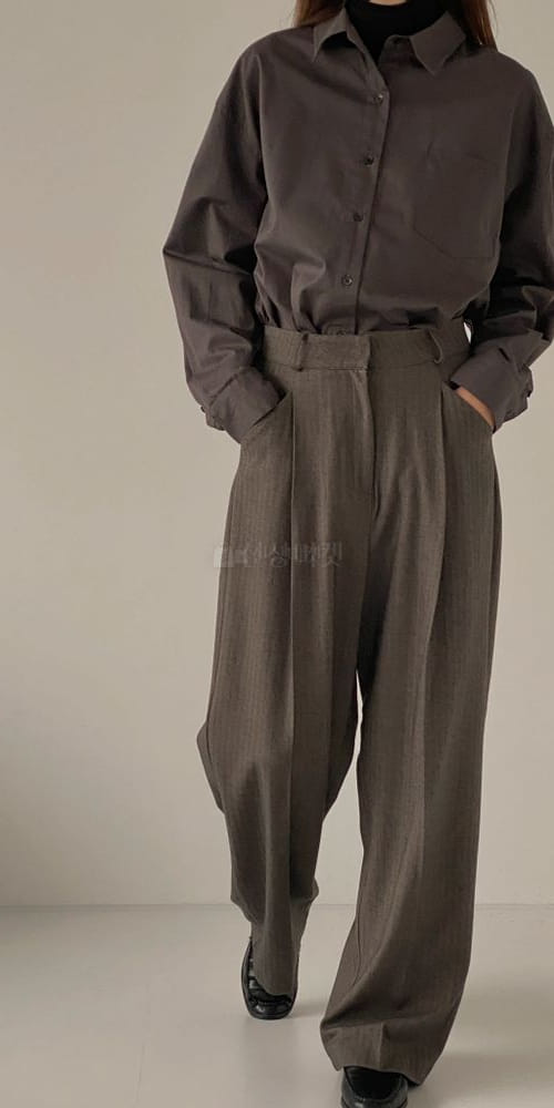 H HOUR - Korean Children Fashion - #Kfashion4kids - Herringbone Pants