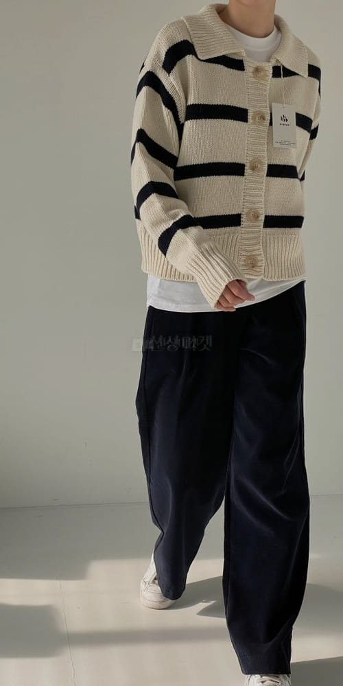 H HOUR - Korean Children Fashion - #Kfashion4kids - Stripes Cardigan