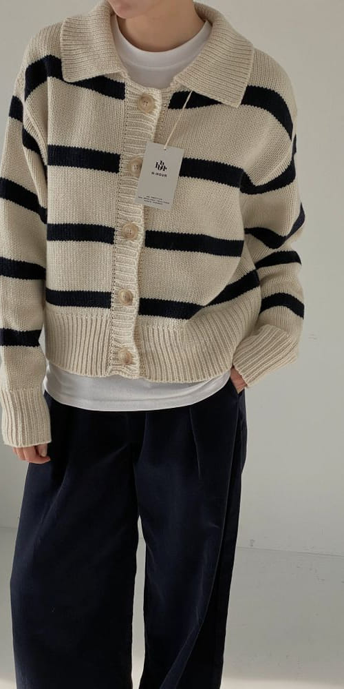H HOUR - Korean Children Fashion - #Kfashion4kids - Stripes Cardigan - 2