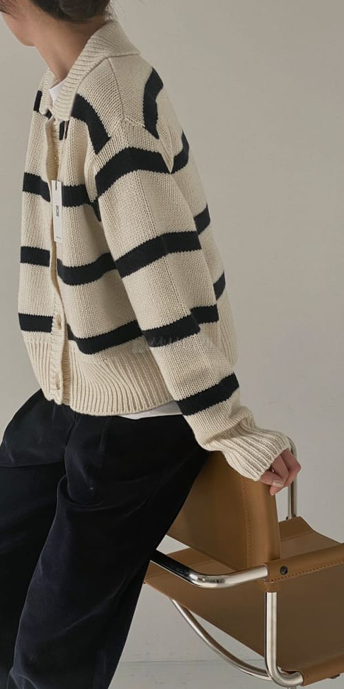 H HOUR - Korean Children Fashion - #Kfashion4kids - Stripes Cardigan - 4