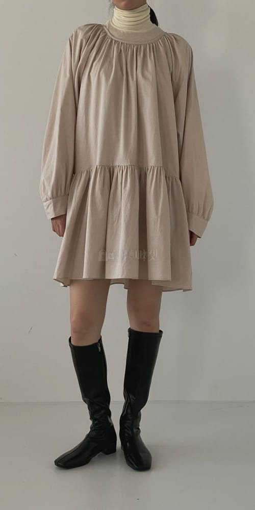H HOUR - Korean Children Fashion - #Kfashion4kids - Tencel Ber One-piece - 2