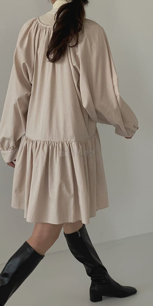 H HOUR - Korean Children Fashion - #Kfashion4kids - Tencel Ber One-piece - 3