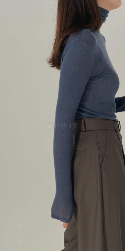 H HOUR - Korean Children Fashion - #Kfashion4kids - Cash Turtleneck Tee - 2