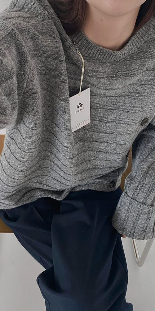 H HOUR - Korean Children Fashion - #Kfashion4kids - Button Knit - 3
