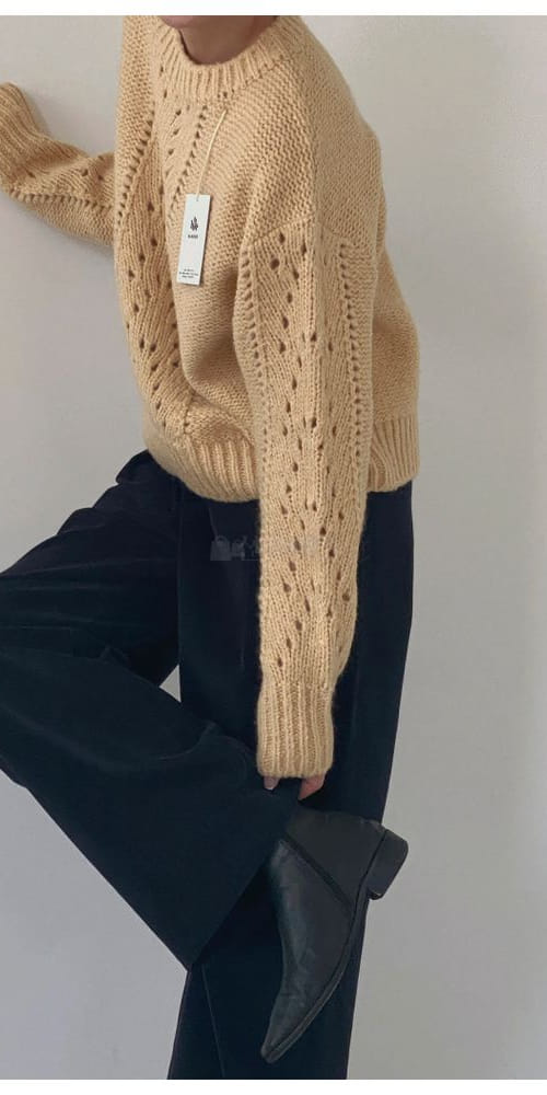 H HOUR - Korean Children Fashion - #Kfashion4kids - Angora Scsi Knit Tee - 2