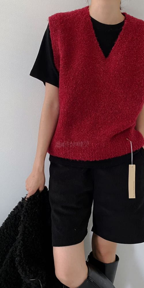 H HOUR - Korean Children Fashion - #Kfashion4kids - Christmas Knit Vest - 3