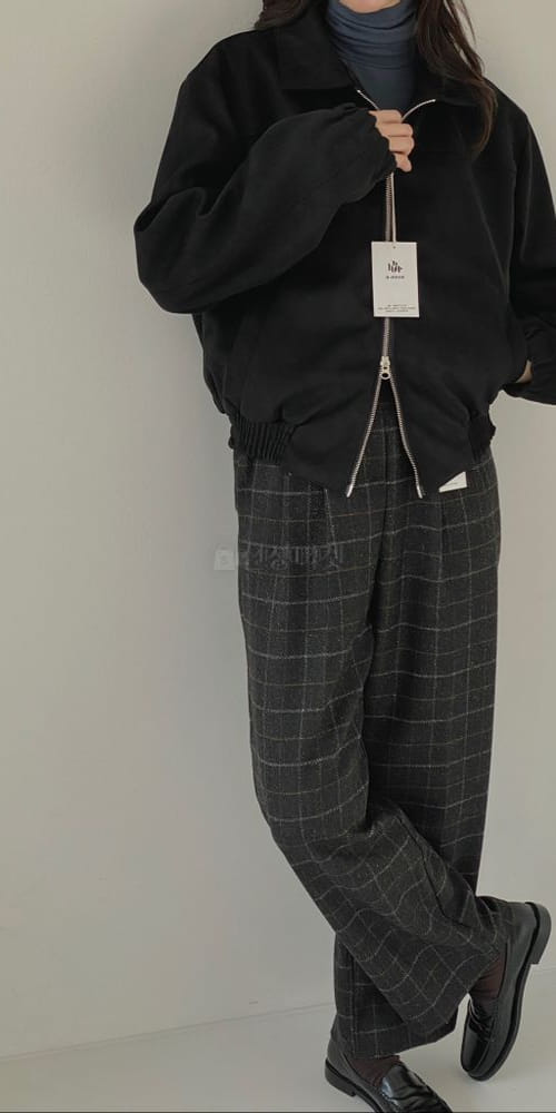 H HOUR - Korean Children Fashion - #Kfashion4kids - Check Pintuck Pants - 3