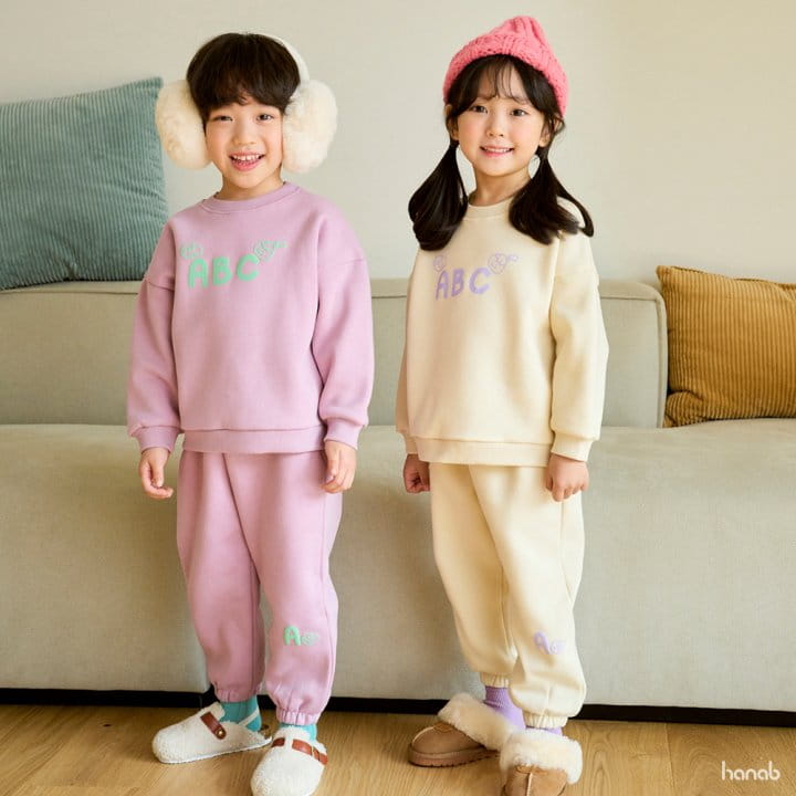 HANAB - Korean Children Fashion - #Kfashion4kids - ABC Top Bottom Set