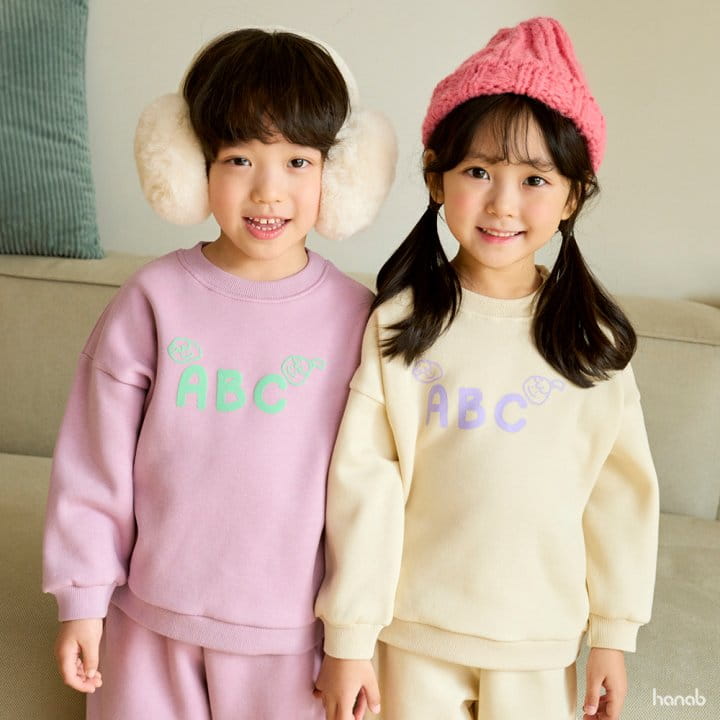 HANAB - Korean Children Fashion - #Kfashion4kids - ABC Top Bottom Set - 2