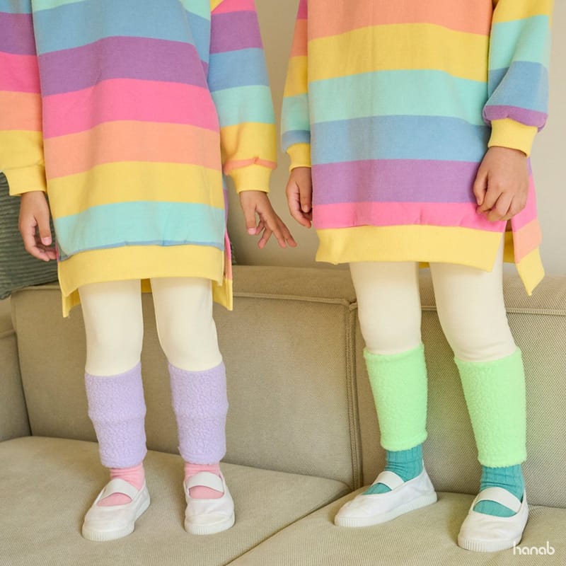 HANAB - Korean Children Fashion - #Kfashion4kids - Neon Mink Leggings - 3