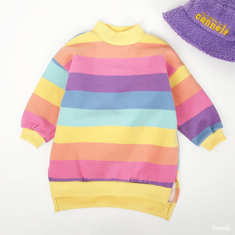 HANAB - Korean Children Fashion - #Kfashion4kids - Rainbow Long Tee