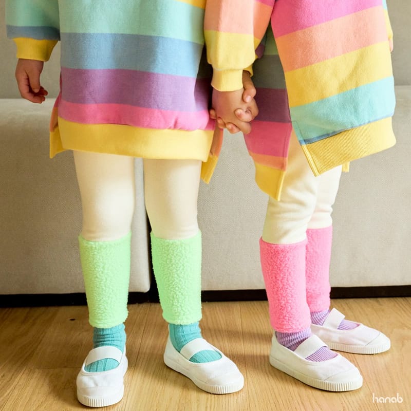 HANAB - Korean Children Fashion - #Kfashion4kids - Rainbow Long Tee - 7