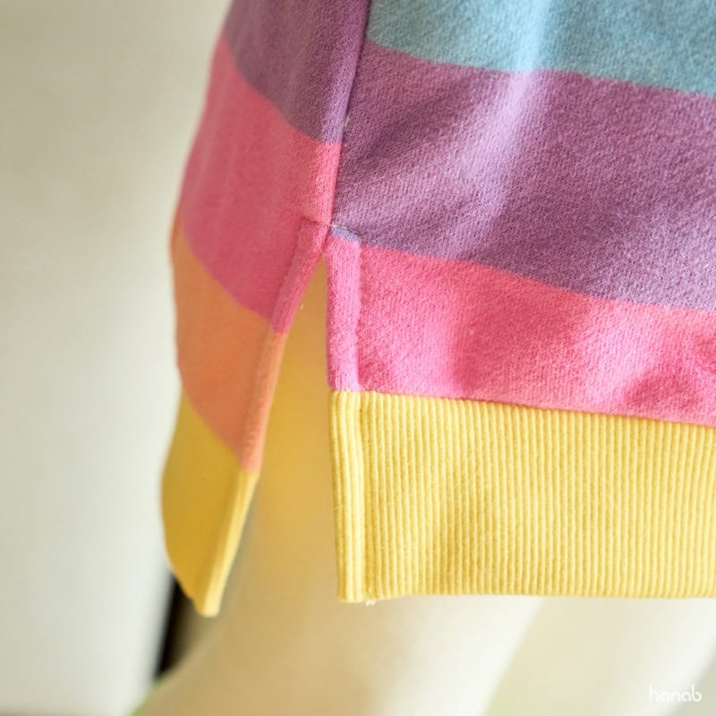 HANAB - Korean Children Fashion - #Kfashion4kids - Rainbow Long Tee - 8