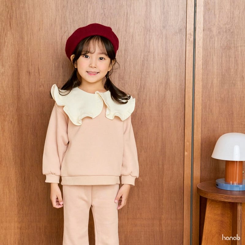 HANAB - Korean Children Fashion - #Kfashion4kids - Frill Collar Top Bottom Set - 10