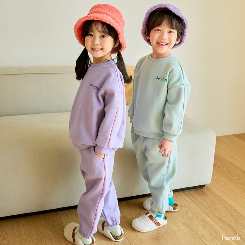 HANAB - Korean Children Fashion - #Kfashion4kids - Bear Spoon Top Bottom Set - 10