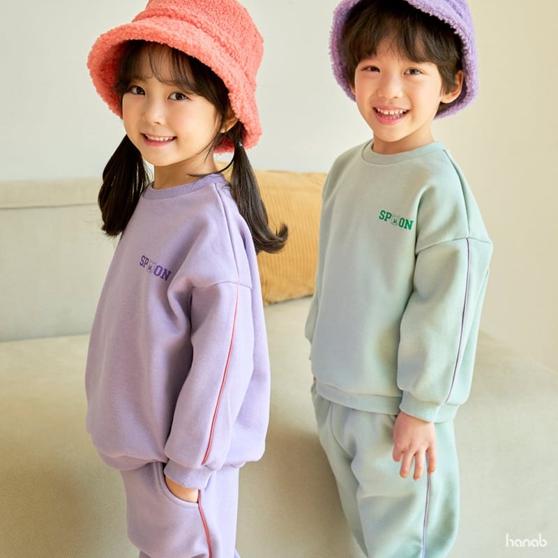 HANAB - Korean Children Fashion - #Kfashion4kids - Bear Spoon Top Bottom Set - 11