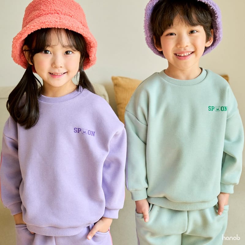 HANAB - Korean Children Fashion - #Kfashion4kids - Bear Spoon Top Bottom Set - 3