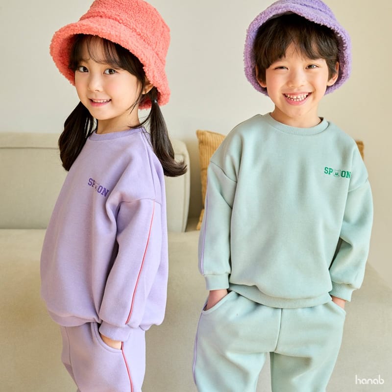 HANAB - Korean Children Fashion - #Kfashion4kids - Bear Spoon Top Bottom Set - 6