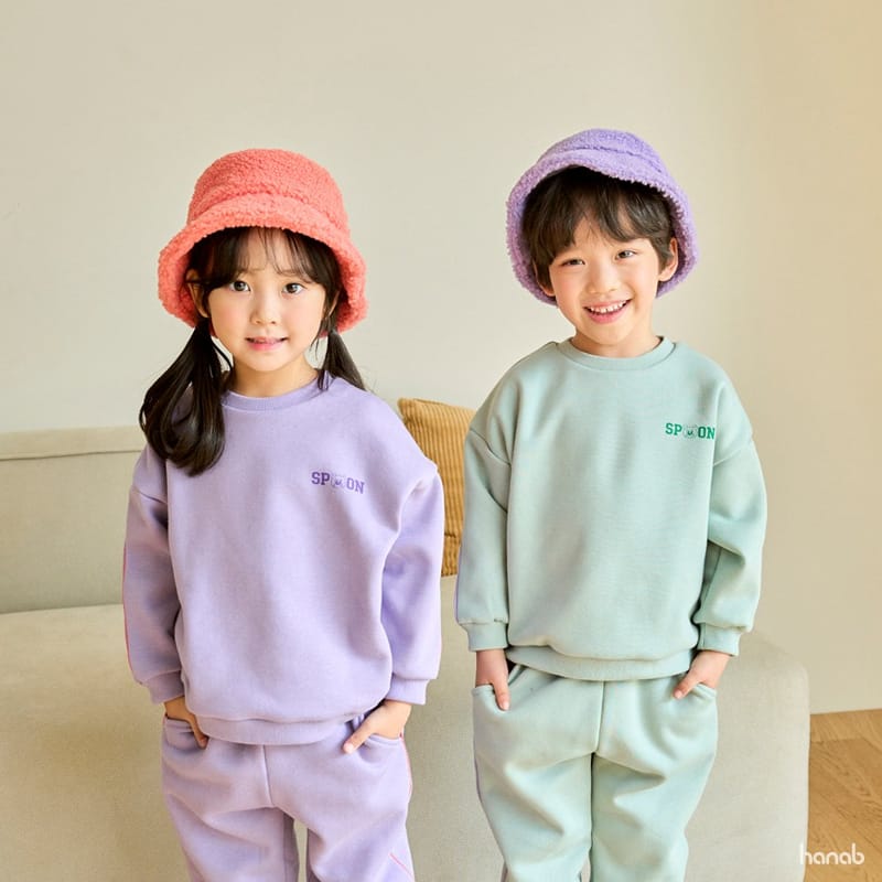 HANAB - Korean Children Fashion - #Kfashion4kids - Bear Spoon Top Bottom Set - 7